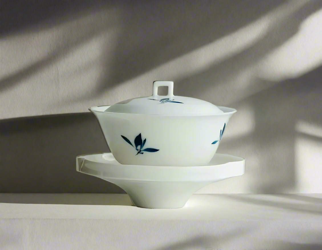 Gaiwan z jadeitowej porcelany