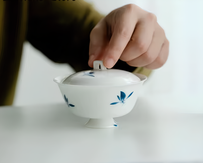 Gaiwan z jadeitowej porcelany