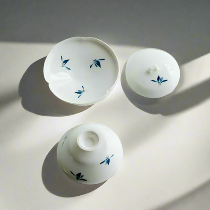 Gaiwan z jadeitowej porcelany
