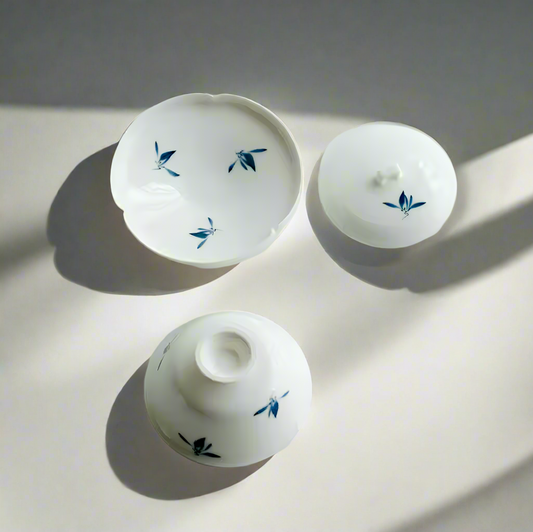 Gaiwan z jadeitowej porcelany