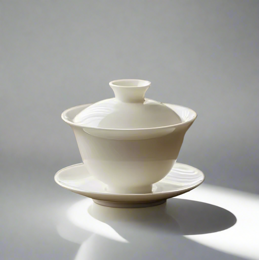 Gaiwan z białego porcelituя