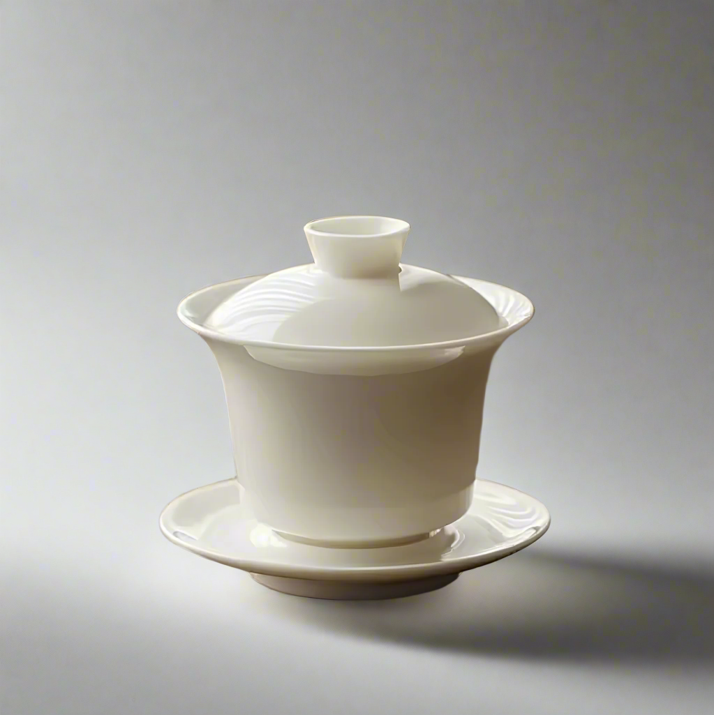 Gaiwan z białego porcelituя