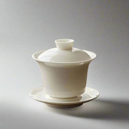 Gaiwan z białego porcelituя