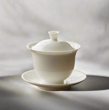 Gaiwan z białego porcelituя