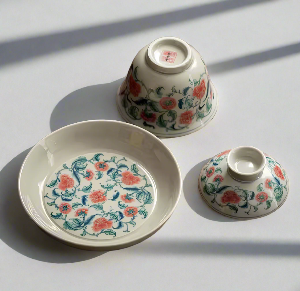 Gaiwan w stylu retro