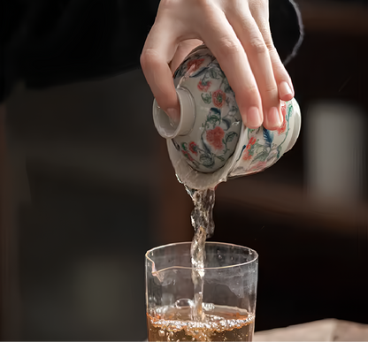 Gaiwan w stylu retro