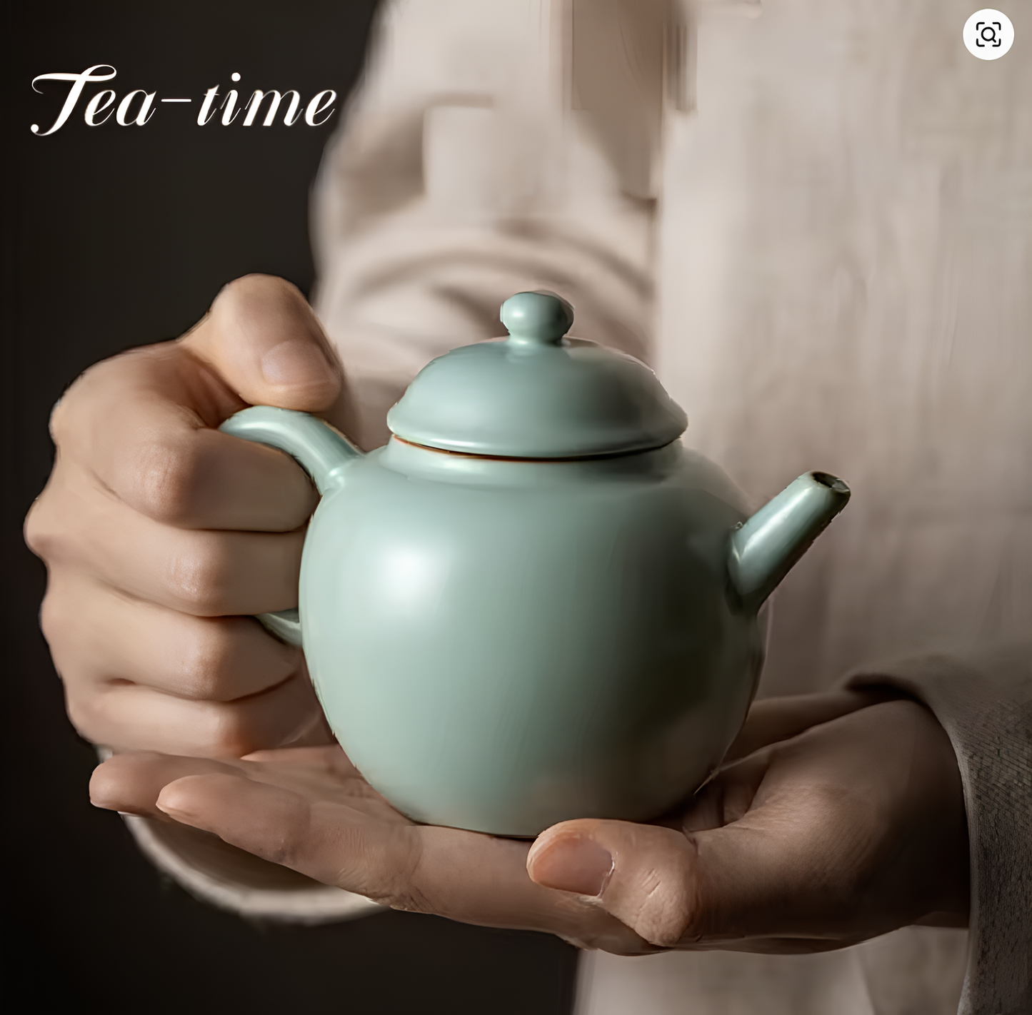 Czajnik porcelanowy w stylu Ru