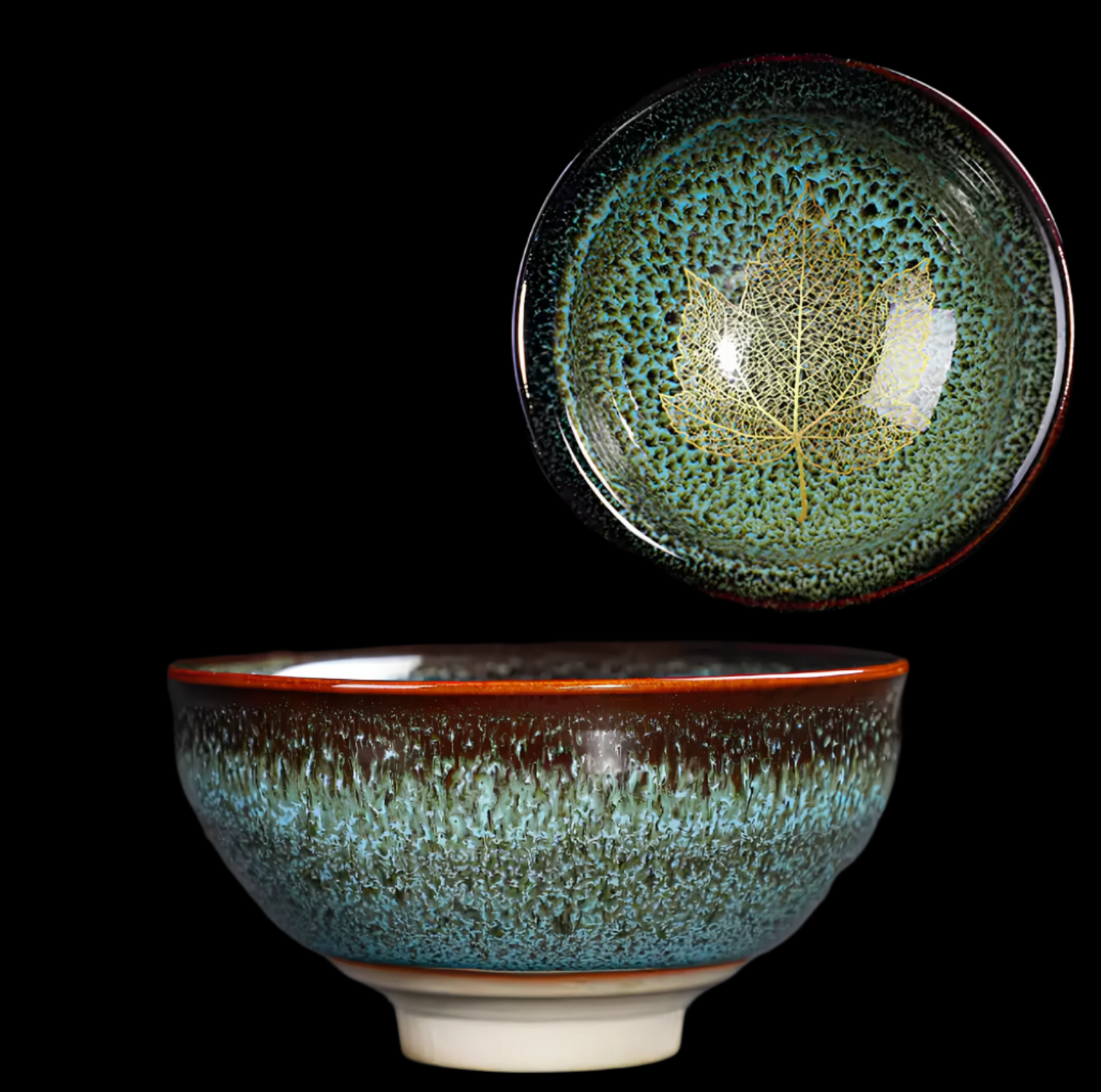 Czarka Liść Porcelanowy