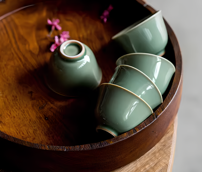 Czarka Yue Celadon - zestaw 2 szt.