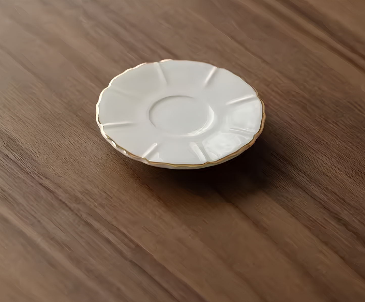 Podstawka z białego porcelanowego „nefrytu” - 2 szt.